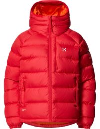 Haglöfs Rosson Down Hood Women Bright Red