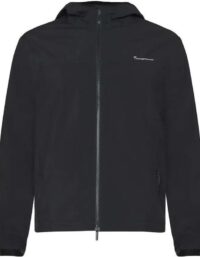 KnowledgeCotton Apparel Nordenvind Light Shell Jacket Black Jet