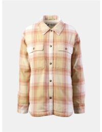 Marmot Wm'S Ridgefield Sherpa Flannel Jacket Cream/White