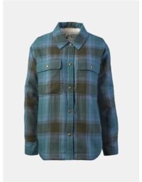 Marmot Wm'S Ridgefield Sherpa Flannel Jacket Dark Green