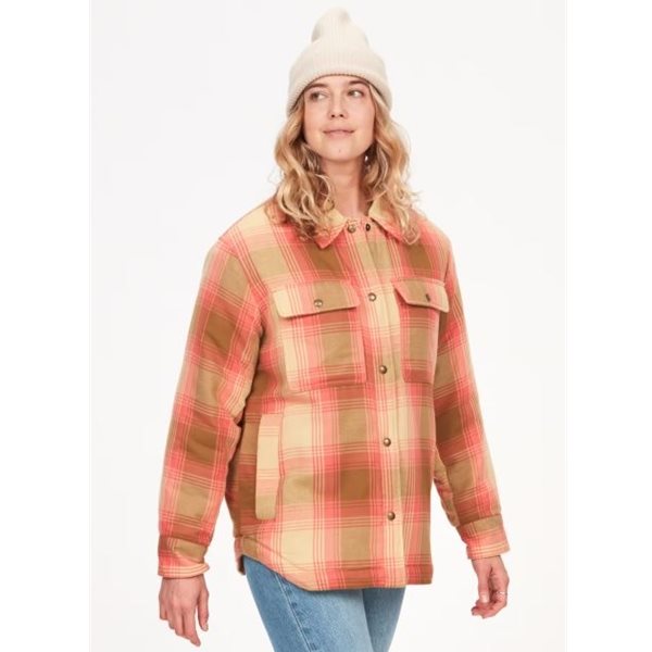 Marmot W's Ridgefield Sharp Flannel Jacketket Grapefruit