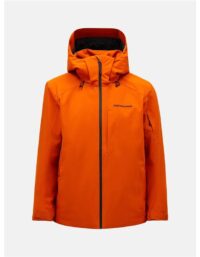 Peak Performance M Maroon Jacket Gold Flame