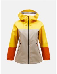 Peak Performance M Trail Hipe Shell Jacket Pure Gold/Avid