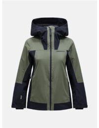 Peak Performance W Rider Tech Insulated Jacket Pine Needle/Bl