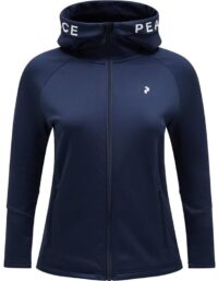 Peak Performance W Rider Zip Hood Blue Shadow/Blue Shadow