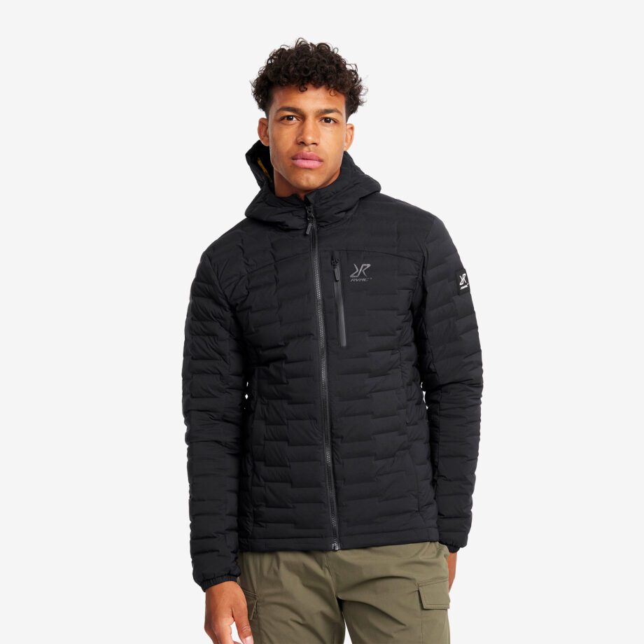 Revolution Race Vinterjackor - Flex Stretch Down Jacket - Herr - Black, Storlek:2XL