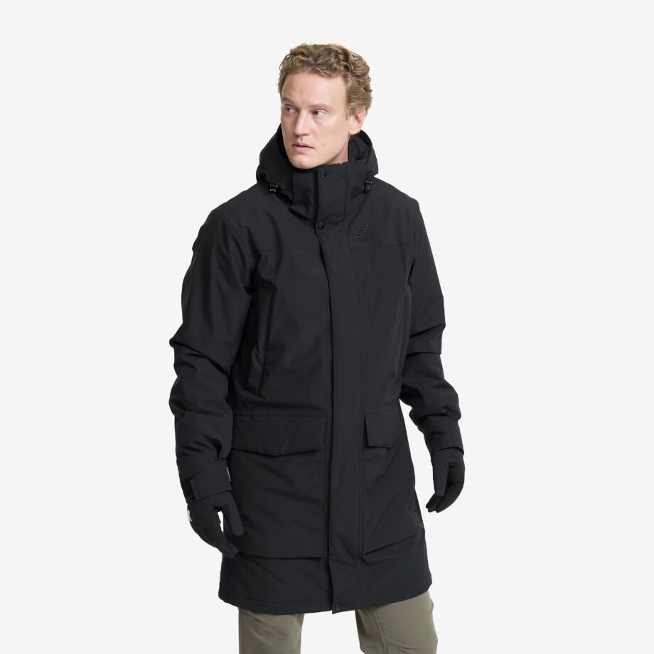 Revolution Race Rhyme 2L Insulated Parka - Herr - Black, Storlek:S - Vinterjackor