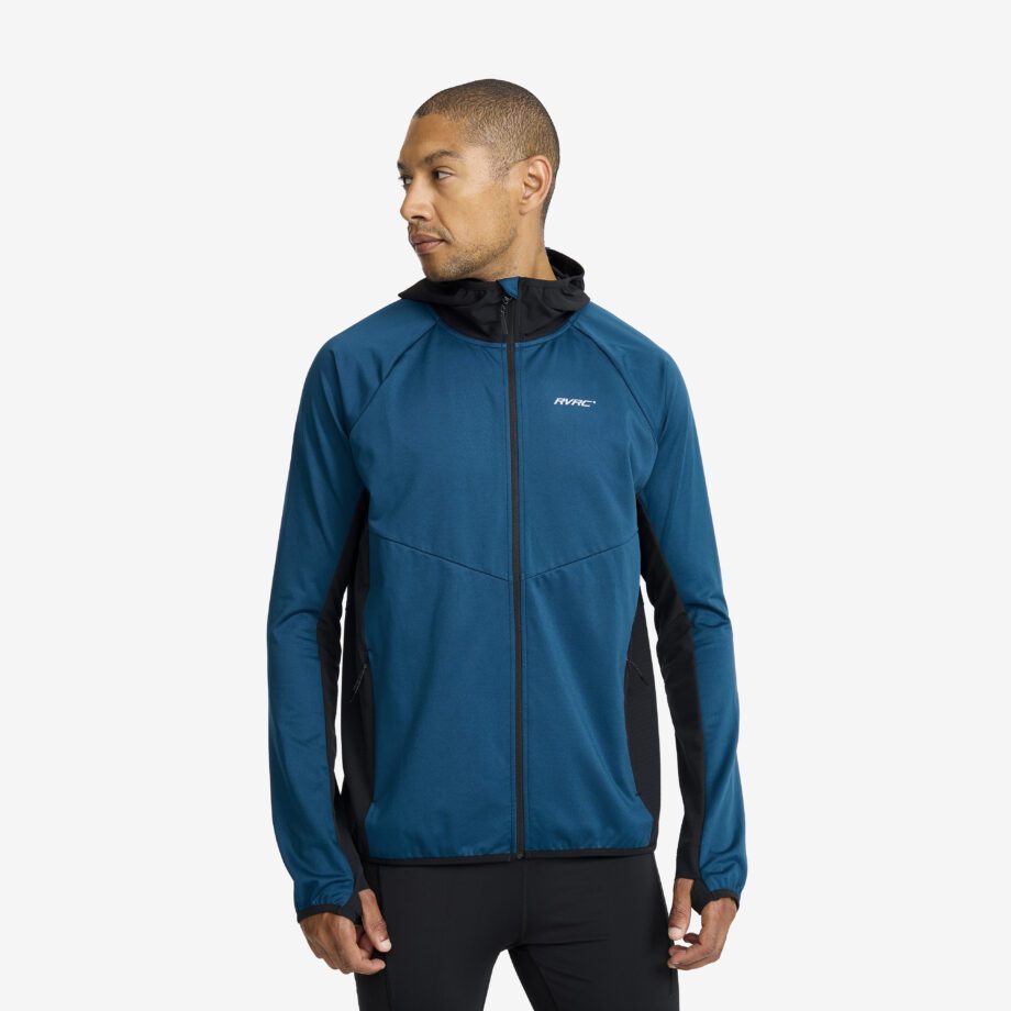 Revolution Race Jackor > Vindjackor - Pace Hooded Wind Jacket - Herr - Blue Opal, Storlek:M