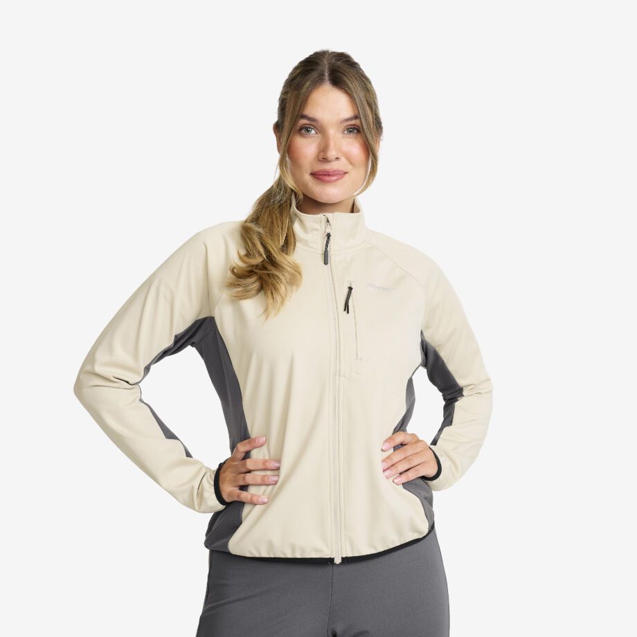 Revolution Race Dam > Jackor > Vindjackor - Pace Wind Jacket - Dam - Peyote/Magnet, Storlek:S