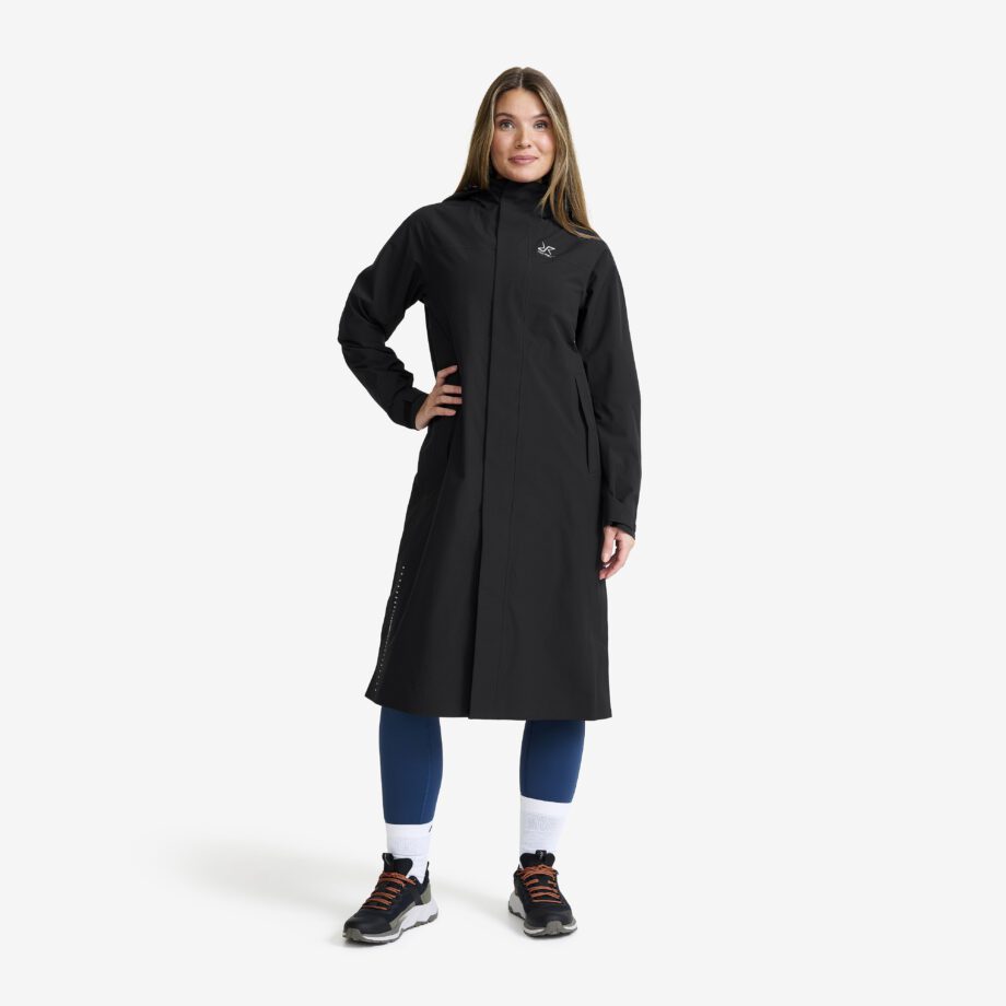 Revolution Race Dam > Jackor > Regn- & Skaljackor - Cloud 3L Long Shell Parka - Dam - Black, Storlek:L
