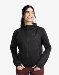 Revolution Race Pace Hooded Wind Jacket Dam Black, Storlek:XS