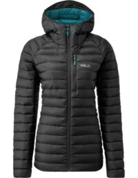 Rab Microlight Alpine Long Jacket Women Black