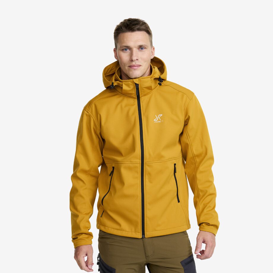Revolution Race Jackor > Softshelljackor - Responder Softshell Jacket - Herr - Harvest Gold, Storlek:M