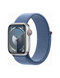 Watch S9 GPS+Cell 41mm Silver Alu Case Winter Blue Sport Loo