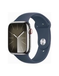 Watch S9 GPS+Cell 45mm Silver Stainl Steel CaseStorm Blue SB