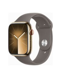 Watch S9 GPS+Cell 45mm Gold Stainl Steel Case Clay SB - M/L