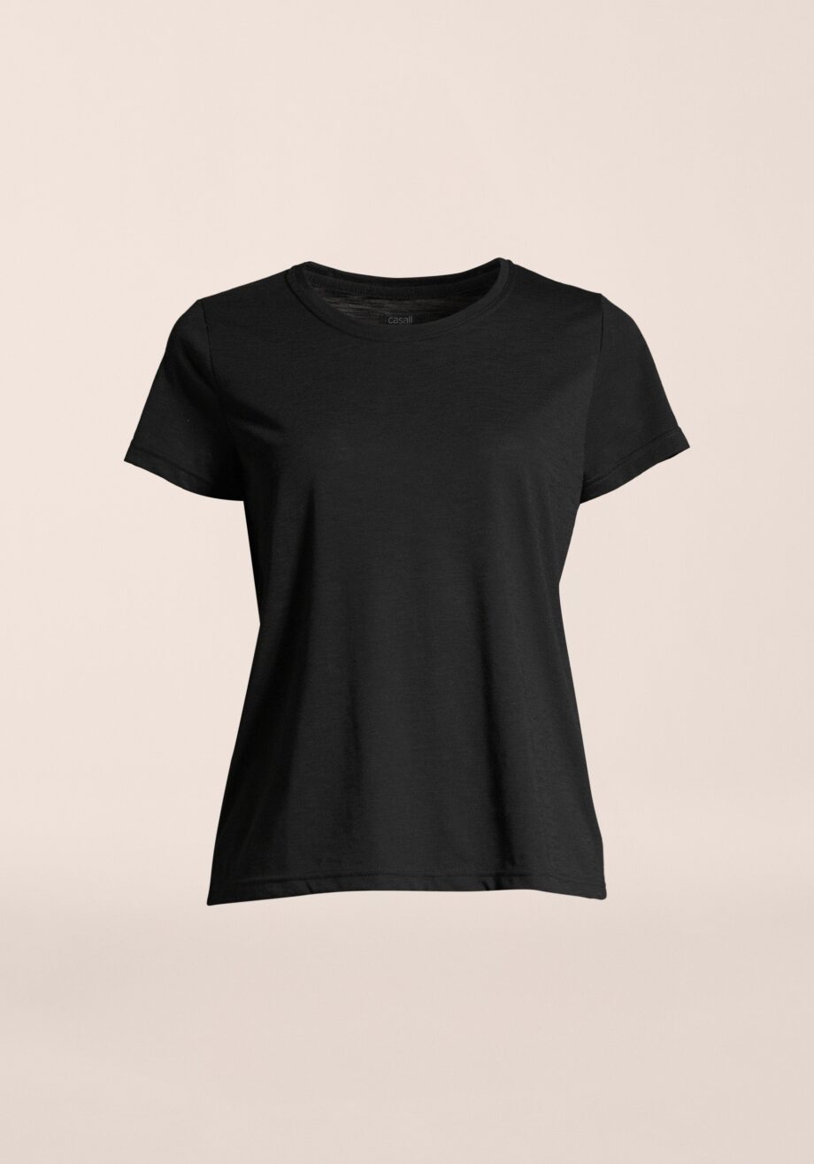 Casall Texture Tee - Black