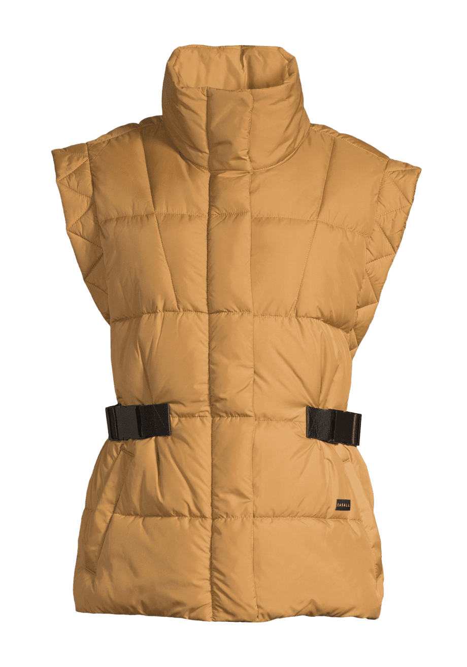 Casall Urban Padded Vest - Brass Yellow