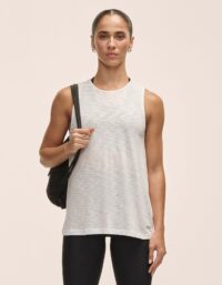 Casall Soft Texture Tank - White