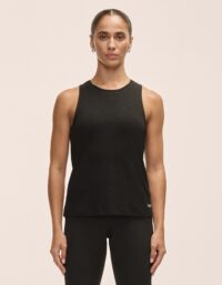 Casall Soft Texture Tank - Black