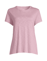 Casall Soft Texture Tee - Winter Mauve
