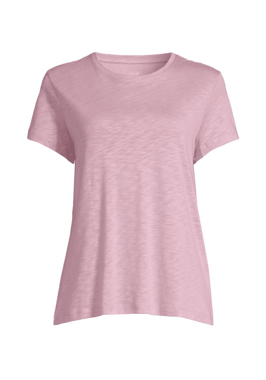 Casall Soft Texture Tee - Winter Mauve