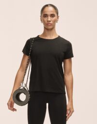 Casall Soft Texture Tee - Black
