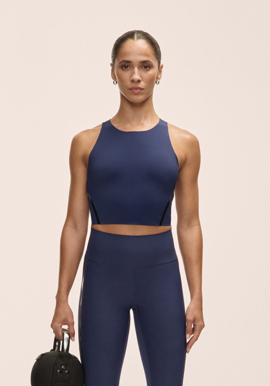 Casall Sculpture Top - Blue Fusion