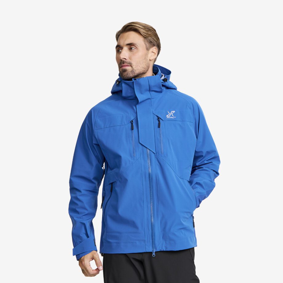 Revolution Race Aries Pro 3L Shell Jacket - Herr - Classic Blue/True Blue, Storlek:S - Jackor > Regn- & Skaljackor