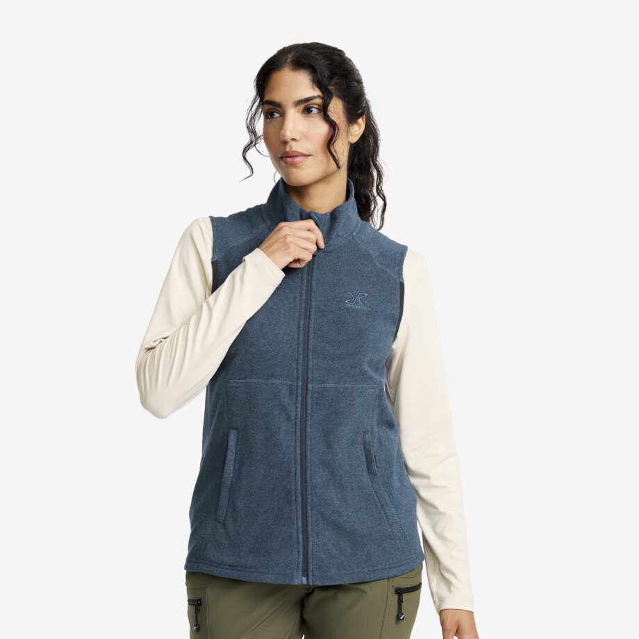 Revolution Race Västar - Essential Fleece Vest - Dam - Moonlit Ocean, Storlek:2XL