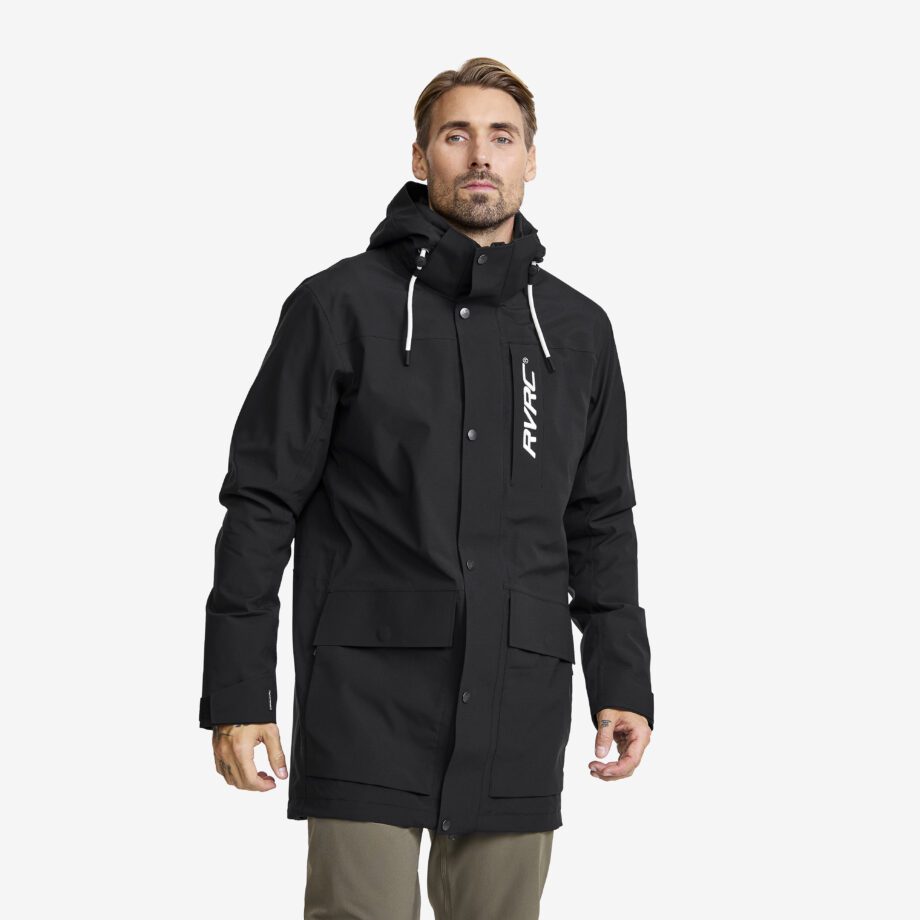 Revolution Race Jackor > Regn- & Skaljackor - Status 2L Parka - Herr - Black, Storlek:XL