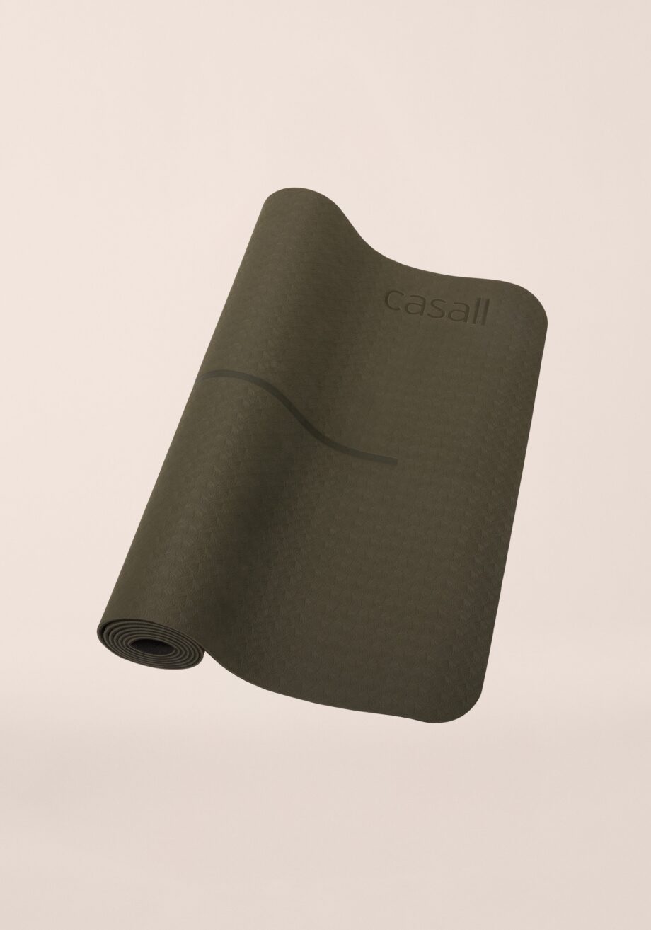 Casall Yoga Mat Position 4mm - Forest Green/Black