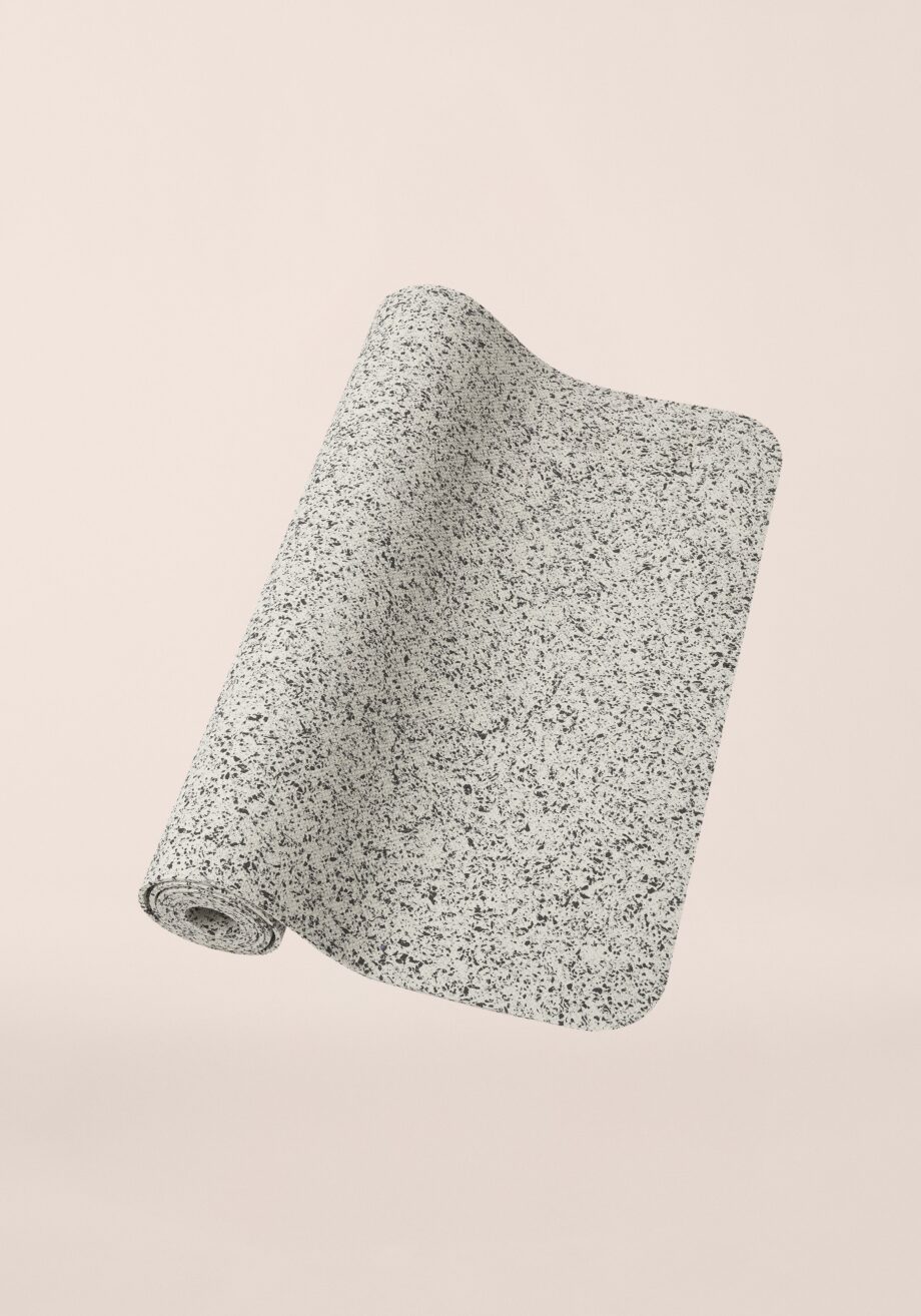 Casall Yoga mat Recycled blend Lightweight 4mm - Light Sand/Black