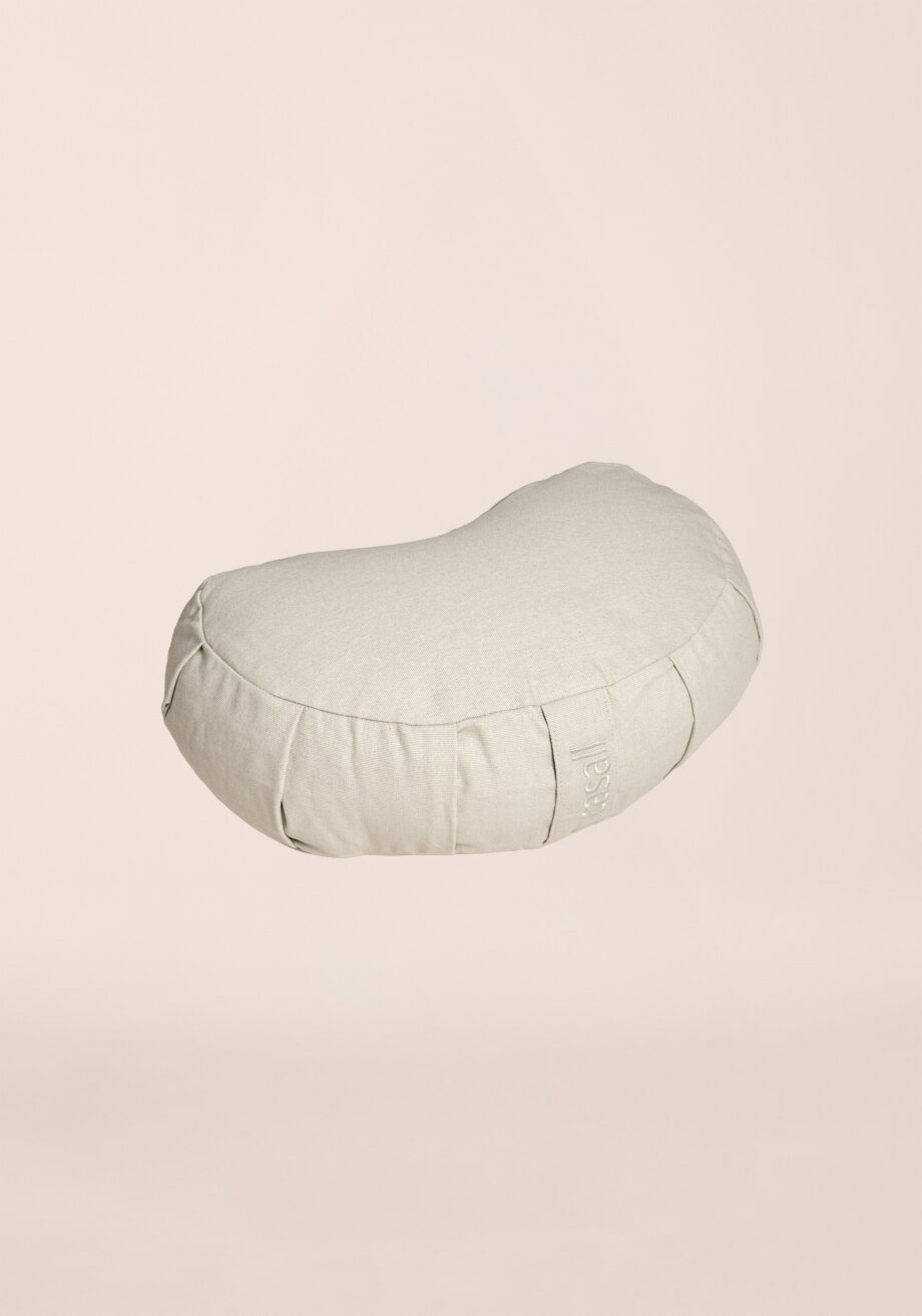 Casall Meditation Pillow Halfmoon Shape - Light Cashmere