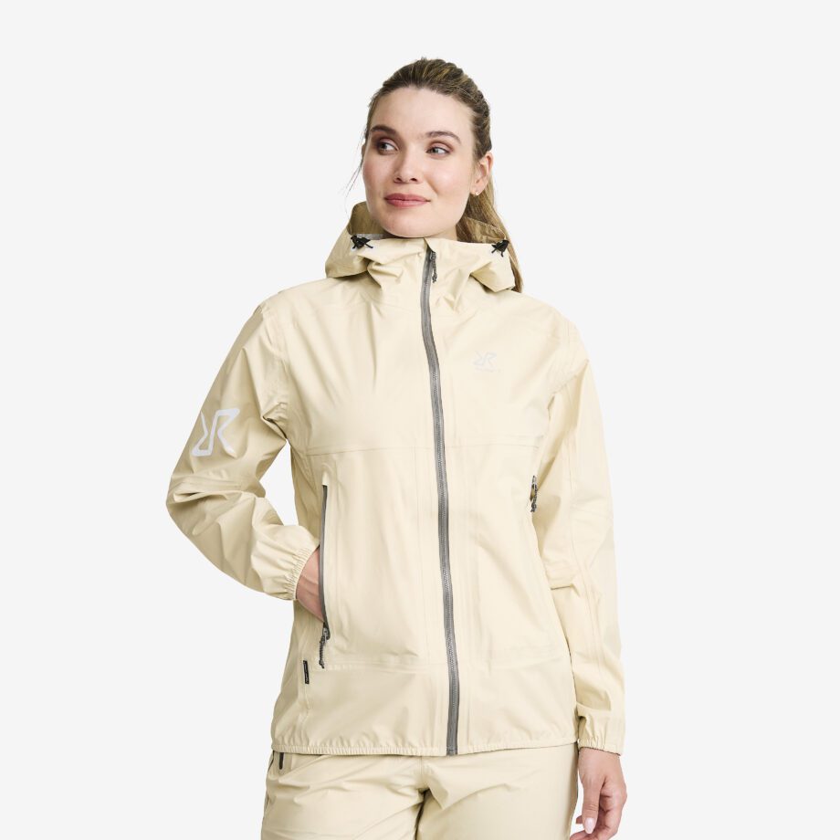 Revolution Race Dam > Jackor > Regn- & Skaljackor - Arcade 3L Lightweight Jacket - Dam - Peyote, Storlek:2XL