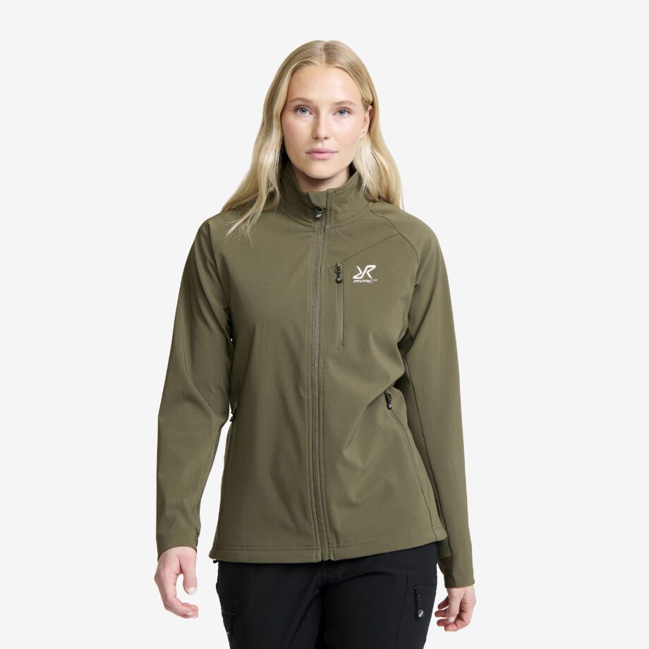 Revolution Race Dam > Jackor > Softshelljackor - Exciter Stretch Jacket - Dam - Grape Leaf, Storlek:2XL