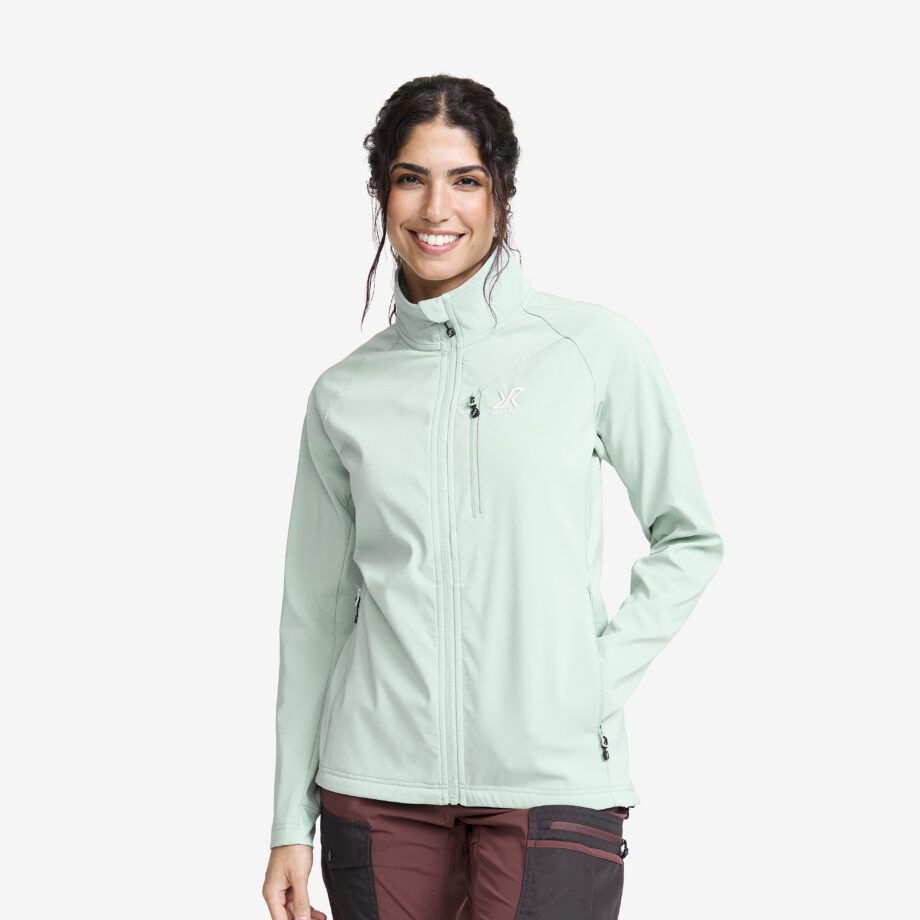 Revolution Race Dam > Jackor > Softshelljackor - Exciter Stretch Jacket - Dam - Gray Mist, Storlek:M