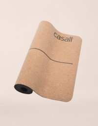 Casall Yoga mat natural cork 5mm - Natural cork/black