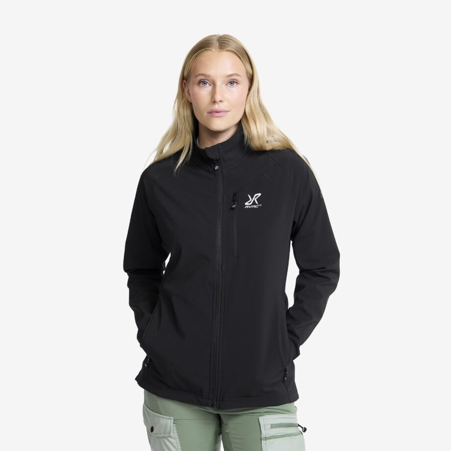 Revolution Race Dam > Jackor > Softshelljackor - Exciter Stretch Jacket - Dam - Black, Storlek:S