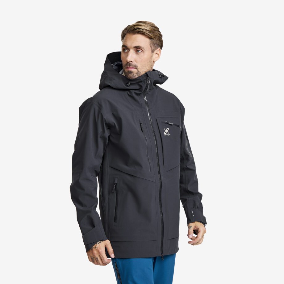 Revolution Race Jackor > Regn- & Skaljackor - Cyclone Long 3L Jacket - Herr - Dark Navy, Storlek:4XL