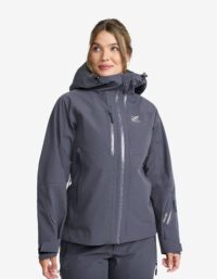 Revolution Race Dam > Jackor > Regn- & Skaljackor - Cyclone 3L Shell Jacket - Dam - India Ink, Storlek:XL
