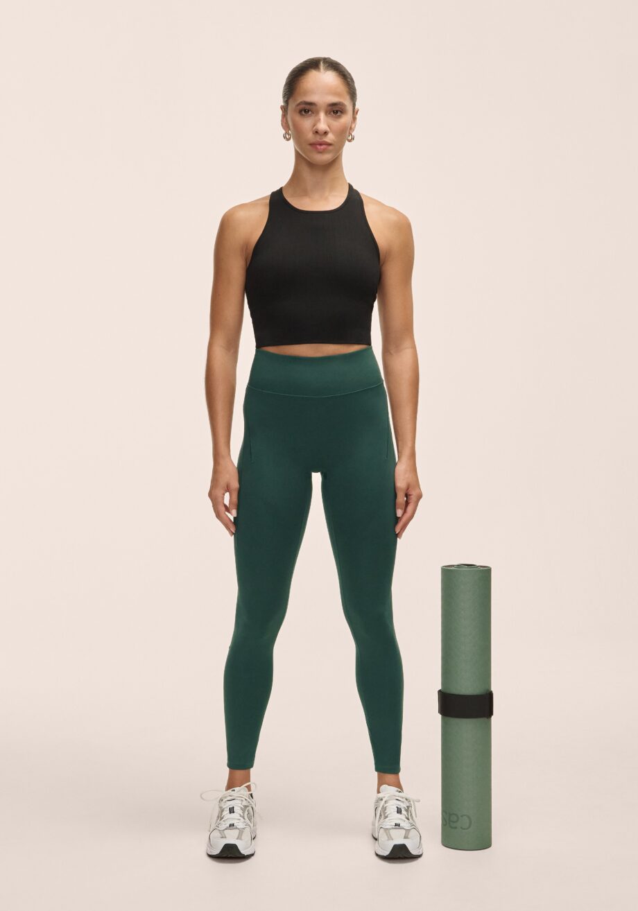 Casall Dynamic High Waist Tights - Dark Pine