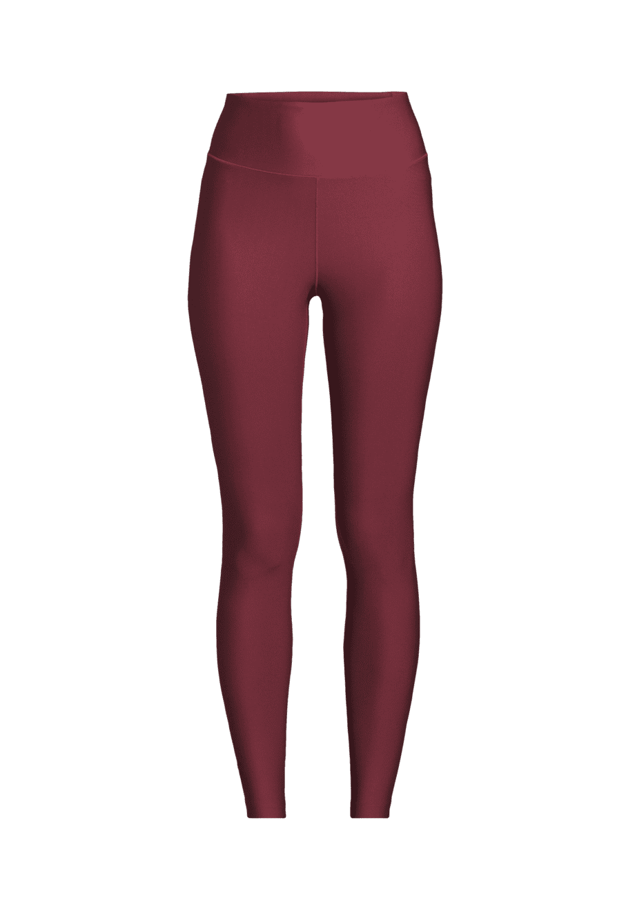 Casall Graphic High Waist Tights - Evening Red