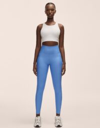 Casall Pure Pocket High Waist Tights - Riviera Blue