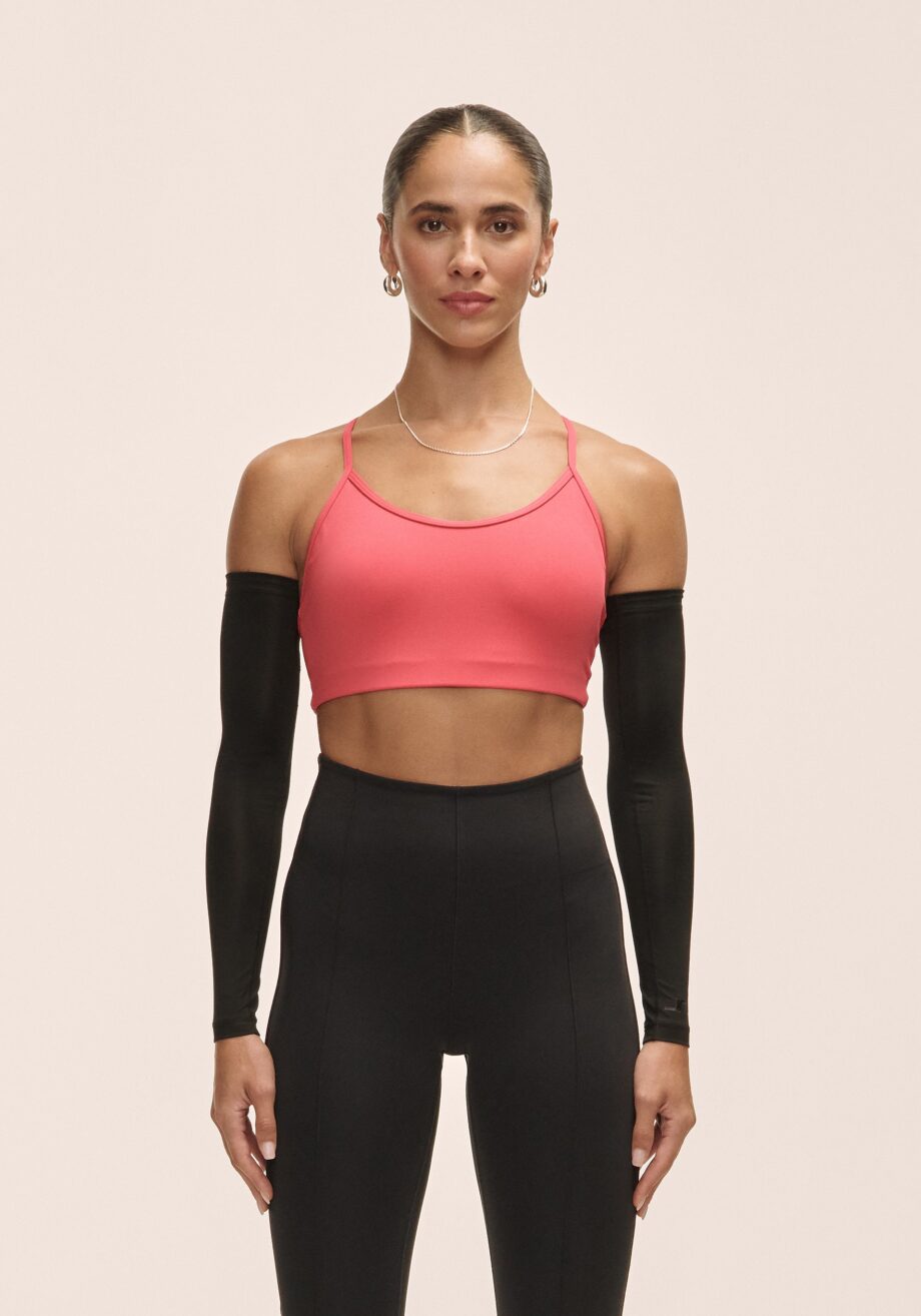 Casall Sleek Strappy Sports Bra - Ruby Blush