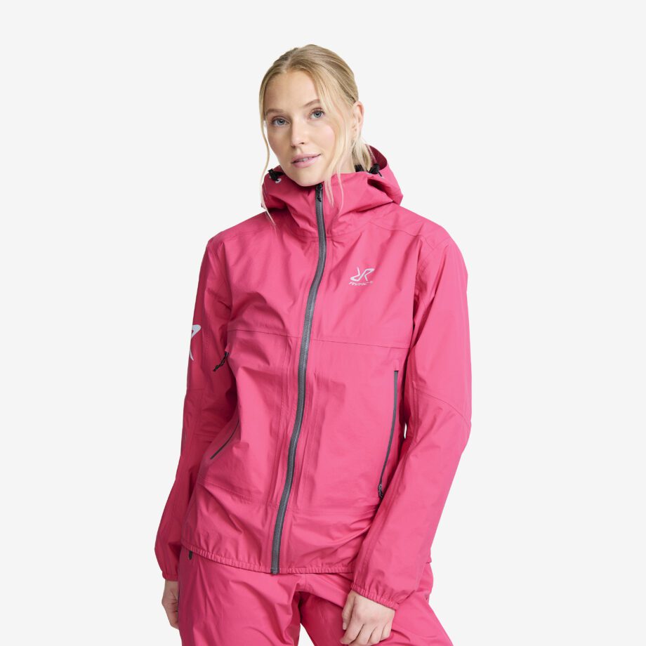 Revolution Race Dam > Jackor > Regn- & Skaljackor - Arcade 3L Lightweight Jacket - Dam - Fandango Pink, Storlek:M