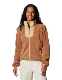 Columbia Sequoia Grove Full Zip Fleece Camel Brown, Canoe