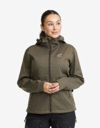 Revolution Race Responder Softshell Jacket  Dam Light Moss Gray, Storlek:3XL