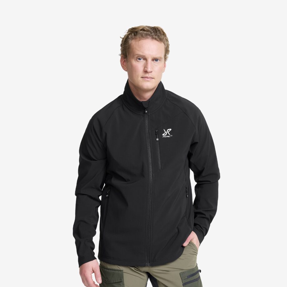 Revolution Race Jackor > Softshelljackor - Exciter Stretch Jacket - Herr - Black, Storlek:3XL