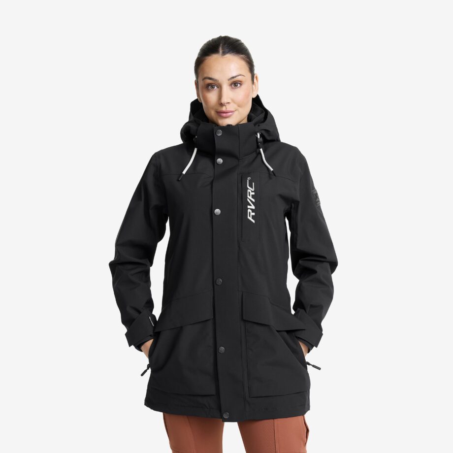 Revolution Race Dam > Jackor > Regn- & Skaljackor - Status 2L Parka - Dam - Black, Storlek:M